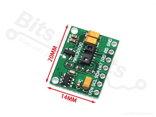 Hartslagsensor / Pulsoxymeter MAX30102 I2C